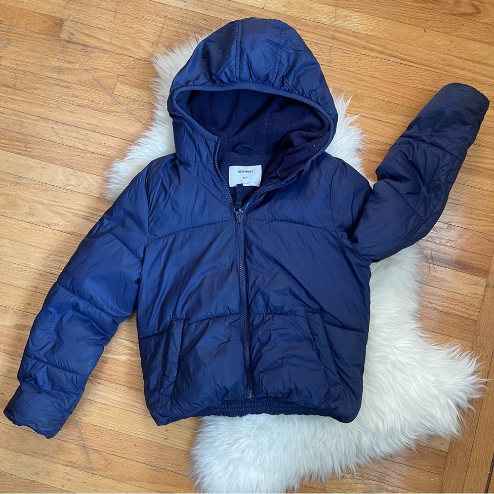 Old Navy Girls Medium Crop Puffer Jacket